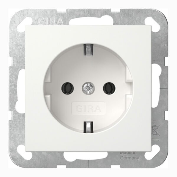 Gira SCHUKO-Steckdose System 55 Reinweiß